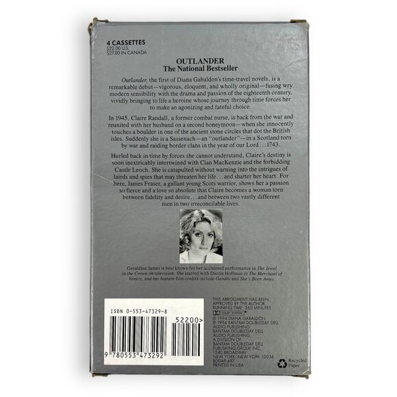 2-Pack VTG 90s Outlander & Voyager Diana Gabaldon Audiobook Cassette Tapes VGUC - Picture 15 of 16